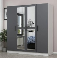 Шкаф Trendy Kale 4957 White/Anthracit 180x190x52cm GTR004409 фото №4 — интернет-магазин Desire.md