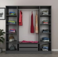 Шкаф Trendy Kale 5001 Anthracit/Dore 180x190x52cm GTR004437 фото №3 — интернет-магазин Desire.md