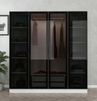 Шкаф Trendy Kale 6661 White/Black 180x190x52cm GTR004643