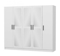 Шкаф Trendy Kale 2438 White 225x190x52cm GTR004210 фото №4 — интернет-магазин Desire.md