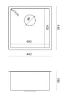 Кухонная мойка Quadron Anthony 50 MF4444BS фото №4 — интернет-магазин Desire.md