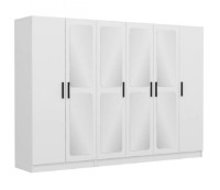 Шкаф Trendy Kale 2440 White 225x190x52cm GTR004212 фото №4 — интернет-магазин Desire.md