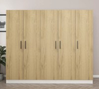 Шкаф Trendy Kale 2702 Walnut/White 225x190x52cm GTR004223