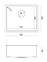 Кухонная мойка Quadron Anthony 60 MF5444BS фото №5 — интернет-магазин Desire.md
