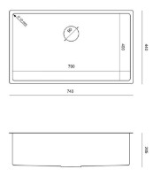 Chiuvetă de bucătărie Quadron Anthony 80 MF7444PVDBST1 imaginea #4 — magazin online Desire.md