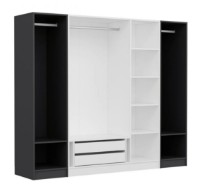 Шкаф Trendy Kale 3079 Anthracit/White 225x190x52cm GTR004242 фото №2 — интернет-магазин Desire.md