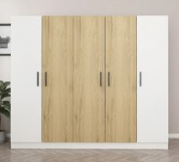 Шкаф Trendy Kale 3110 White/Walnut 225x190x52cm GTR004263