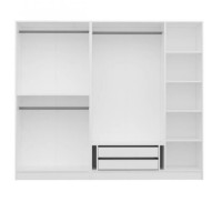 Шкаф Trendy Kale 4009 White 225x190x52cm GTR004375 фото №4 — интернет-магазин Desire.md
