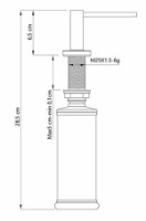 Дозатор моющего средства Quadron Judy MFT004-BS фото №2 — интернет-магазин Desire.md