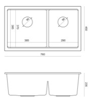 Кухонная мойка Quadron Logan 120 HQL7645U5_BS_U фото №2 — интернет-магазин Desire.md