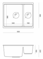 Chiuvetă de bucătărie Quadron Logan 150 HCQL5646U1-BS_U imaginea #3 — magazin online Desire.md