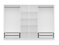 Шкаф Trendy Kale 2218 White 270x190x52cm GTR004205 фото №3 — интернет-магазин Desire.md