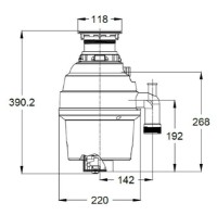 Tocătoare resturi alimentare Rodi CookingAid R300 030350 imaginea #3 — magazin online Desire.md