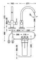 Baterie bucătărie Tres 23045402NM imaginea #2 — magazin online Desire.md
