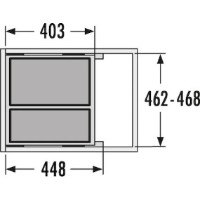 Coș de gunoi Hailo AS Euro Cargo S 500 30/19 (3610521) imaginea #3 — magazin online Desire.md
