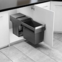 Coș de gunoi Hailo AS Tandem 28 Dark Grey (3666911) imaginea #2 — magazin online Desire.md