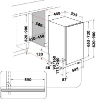 Встраиваемая посудомоечная машина Whirlpool WH6IA10BS7L0 фото №4 — интернет-магазин Desire.md