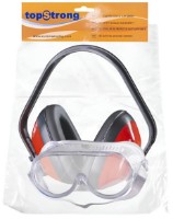 Set de ochelari de siguranță și căști TopStrong 561103