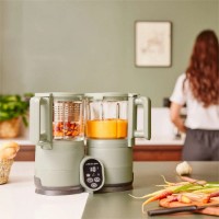 Robot de bucătărie Babymoov Nutribaby Glass Celadon Green 4in1 (A001138) imaginea #4 — magazin online Desire.md