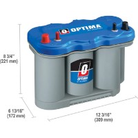 Acumulatoar auto Optima Blue Top (8272270008882) imaginea #2 — magazin online Desire.md