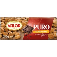Ciocolata Valor Puro Almendras 250g