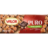 Ciocolata Valor Puro Avellanas 250g