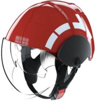 Защитная каска Pab Akrapovic Fire Compact Red 121003121