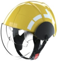 Защитная каска Pab Akrapovic Fire Compact Yellow 121002121