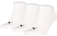 Ciorapi pentru bărbați Puma Unisex Sneaker Plain 3P White, s.39-42