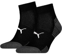 Ciorapi pentru bărbați Puma Unisex Sport Cushioned Quarter 2P Black, s.43-46