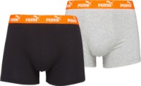 Сhiloţi pentru bărbați Puma Elements Men Basic Boxers 2P Black/Orange, s.S