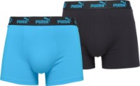 Сhiloţi pentru bărbați Puma Elements Men Basic Boxers 2P Blue/Black, s.L