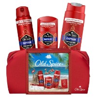 Подарочный набор Old Spice Captain Deo Stick 50ml + Spray 150ml + Shower Gel 250ml + Bag