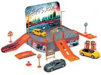 Set jucării transport Welly City Garage 2 PlaySet (96020)