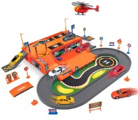 Set jucării transport Welly City Garage 3 PlaySet (96030)