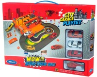 Set jucării transport Welly City Garage 3 PlaySet (96030)
