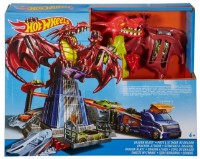 Set jucării transport Hot Wheels Atacul Dragon Blast (DWL04)