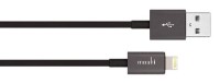 Cablu USB Moshi iPhone Lightning USB Cable cu conector de 90-grade Black