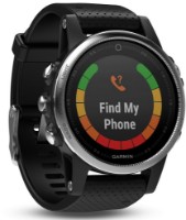 Smartwatch Garmin fēnix 5S Silver with Black Band (010-01685-02)