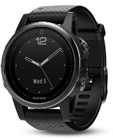 Смарт-часы Garmin fēnix 5S Sapphire Slate Grey with Black Band (010-01685-11)
