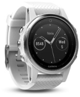 Смарт-часы Garmin fēnix 5S Silver with Carrara White Band (010-01685-00)