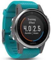 Smartwatch Garmin fēnix 5S Silver with Turquoise Band (010-01685-01)