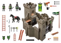 Set de construcție Playmobil Knights: Promo Knight Wolf Knights' Castle (6002)
