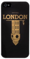 Husa de protecție Happiness City-London Cover for iPhone 4/4s Black