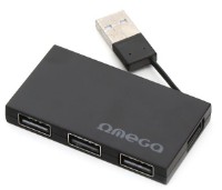 Cablu USB Omega OUH24BB Black