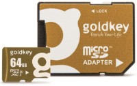 Сard de memorie Goldkey MicroSDHC 64Gb Class 10 + Adapter