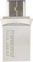 USB Flash Drive Transcend JetFlash 890 64Gb Silver