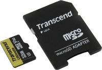 Сard de memorie Transcend MicroSDHC 32Gb Class 10 UHS-I + SD Adapter (TS32GUSDU3M)