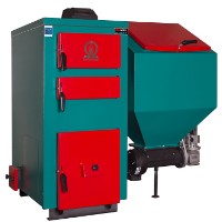 Cazan combustibil solid Logiterm Duomax 32 kW
