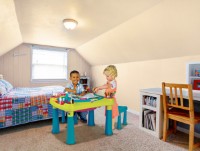 Măsuță pentru copii cu scaune Keter Creative Play Table Set Light Green/Turquoise (231593)
